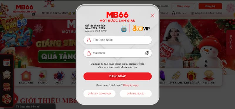 Đăng nhập MB66 để truy cập sân chơi trực tuyến nhanh chóng 3 Hướng dẫn đăng nhập MB66
